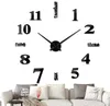 Zegary ścienne 2D/3D Large Clock Relij de Pared DIY kwarc zegarek akrylowe naklejki lustra horloge murale home dekoracje nowoczesne design