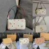 COABAG Hoogwaardige Designer Bag Women Mini Hobo Bags Classic C Print Mahjong Bag Pearl -ketting Kleine schoudertassen vierkante TOTE TAS TAG LEDER TAS