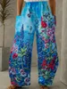 Spodnie damskie wczesna jesień 2023 Casual Capris 3D Flower Fashion Y2K Bohemian Style Long Lantern