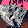 Party Masks Disco Ball Glitter Face Mask Festival Masquerade for Mirror Glass DJ Stage Dancing Bar Holiday Decoration 230814