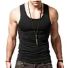 Herrtankstoppar 3pcslot bomullsmän underkläder ärmlös topp solid muskel väst underskjortor Oneck Gymkläder Tshirt Men's Vest Male 230812