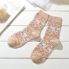 Women Socks Wholesale 50Pairs Women's Warm Wool Lovely Fluffy Elk Patterned Female Ladies Christmas Animal Floor Sleep Sock For Woman