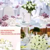 Decoratieve bloemen kransen 50 pc's kunstmatige rozenbloem zijden rozen boeket echt ogende neprozen voor thuisbruiloft centerpieces feestdecoraties 230812