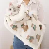 Trajes de gato Coloques de inverno Cobertores de capuz fofos Kitten Sleepor