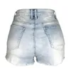 Jeans pour femmes mode féminine décontractée d'été cool femme denim short buoty short haute taille ouvertures de jambe plus taille sexy short