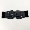 Belts Black Wide Stretch Cummerbunds Female Waist Elastic Corset Belts For Women Big Plus Size Dress Belt Easy Waistband Fashion