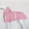 Abbigliamento per cani Raincoat riflettenti piccoli cani di grandi dimensioni giacca impermeabile S-5xl abiti da cucciolo traspirante per cuccioli traspiranti