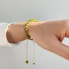 Strand groothandel touw gevlochten armbanden natuursteen kralen armband verstelbaar handgemaakt weefsel voor vrouwelijke mannen