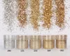 Nail Glitter 4PCSSet4Color Set x10ml Mix Art Powder 02mm 1mm 2mm Glitter 3D Decoration for Nail Art Decoration 45 230814