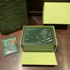 Green Wooden Watch Box Swiss Brand Packaging Storage Boxes Display Cases With Logo Labor And Certificate Hele22280k