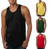 Men's Tank Tops Work Leisure Vest For Men Solid Color Loose Sleeveless O-neck Tee Holiday Vacation Travel Beach Lounge Home-wear Clothing