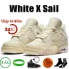 4 4s Basketball Shoes Men Women 4s Thunder Seafoam Black Cat Pine Green Cement Military Black University Blue Mens Trainers Sports Sneakers