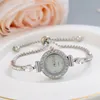 Wristwatches 2023 Fashion Women Heart Bracelet Watch Quartz Wristwatch Dress Casual Watches Gift Accessories GIRL