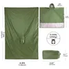 Réparking Portable Multifonctionnel 3 en 1 Mat de pluie Randonnée Camping Raincure Poncho Mat Activité extérieure durable