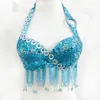 Stage Wear Belly Dance reggiseno Top Cleade Sexy Allenamento sexy