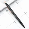 1pcs Metallballpoint Pen Roségold Custom Logo Werbung Schriftzug gravierter Name SchoolOffice Supplies