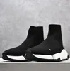 Paris Designer Sock Shoes para mim Mulheres Sapatos Casuais Triple-s 1.0 2.0 Preto Branco Vermelho Respirável Tênis Corredores de Corrida Sapatos Mens Mulheres Esportes Ao Ar Livre Eur 35-46