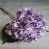 Artificial Hydrangea Flower Head 47cm Fake Silk Single Real Touch Hydrangeas 8 Colors for Wedding Centerpieces Home PartyZZ