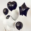 Decoração 5 pçs 18 polegada rosa ouro coração folha balões decorações de aniversário crianças adulto menina chá de bebê casamento globos suprimentos