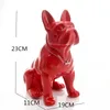 Objets décoratifs Figurines French Bulldog Dog Statue Home Decoration Accessoires Craft Objets Ornement Animal Figurine Livrée Sculpture 230812