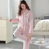 Abbigliamento da donna inverno inverno mezzanino pigiami giacche spesse set di pigiami set da notte grandi yards m-3xl pijamas quilted