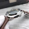 Męskie zegarek 44 mm Automatyczne mechaniczne 2813 Zegarek na rękę luksusowe zegarki Sapphire Montre de Luxe Waterproof skórzany pasek