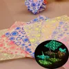 Gift Wrap 70pcs Luminous origami paper square scrapbook paper single-sided printing card paper gift wrapping material night glow R230814