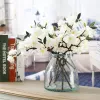 20pcs sztuczny fałszywy kwiat wiśniowy jedwabny kwiat nośny hortensja domowy dekoracje ogrodowe impreza ślubna dekoracje ślubne nowe