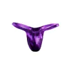 Briefs Panties Solid G Strings Thongs Men s Sexy Faux Leather T shaped Comfortable Underwear Underpants 230812