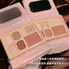 Oogschaduw retro make -up palet palet paillet stijl oogschaduw palet 6 kleuren mat neutrale tinten fluweelachtige textuur make -up set met spiegel 230814