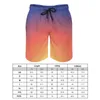 Herren Shorts Bunte Sunset Board Sommerdruck Running Surf Beach Short Hosen komfortable Mode Custom Plus Size Trunks