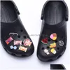 Ayakkabı Parçaları Aksesuarlar Ayakkabı Tartışma Düğmeleri Pimleri tıkanık ve bilezikler tasarımcısı cazibe damla dağıtım serisi rastgele