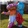 2023 Discount Factory Iggle Piggle Upsy Daisy in the Night Garden Mascot Costume Classic Cartoon Halloween Outfit Dress