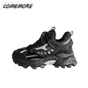 Klänningsskor vulkaniserade lyxiga sneakers Men's Harajuku y Autumn Black Running Footwear Male High Fashion Zapatos Hombre 230812