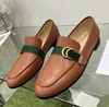 Jordaan Loafer Sandal Designer Женщины кожаная мул золотые вышива