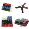 Outdoor Games Activities Fate Dice With Bag 20Pcs For Board Game -Gold Ink Tabletop Desk 230711 Drop Delivery Sports Outdoors Leisu Dhrhv