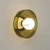 Lâmpadas de parede Lâmpada de parede de vidro moderna e27 LED SCENCE Bedroom Bedside Room Lighting Lighture Decoração interna Decoração colorida Luz nórdica HKD230814