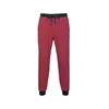 Pantalones para hombres otoño invierno hombres pantalones de vellón acampado al aire libre caminata suelta thermal shortstring deportes outwear pospant