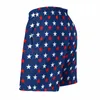 Мужские шорты летняя доска USA Flag Sports Surf American Star Patriotic Graphic Beach Short Bants Casual быстро сушка плавания