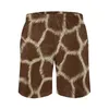 Mäns shorts Summer Board Cow Print Sports Animal Hud Dölj grafiska korta byxor Fashion Snabbtorkning Swim Trunks Big Size