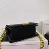 2023-Flap Shoulder Bag Luxury Designer Bag Women High Quality Crossbody Silver Chain Classic Small Handbag Popular