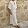 Roupas étnicas Saudi Dubai Dubai Long Jubba THOBE PARA O MAN MULMICO ISLÂMICO ROBE TRADAL