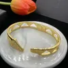 Neues Luxusdesigner -Schmuck 18K Gold plattiert - Edelstahlpaar Hochzeitsarmbänder Geschenkzubehör Großhandel- Großhandel-