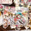 غلاف الهدايا 100pcs زهرة الفراشة الفراشة ورق القصاصات لسردة اليقظة Junk Journal Decoration Collage DIY Craft Supplies R230814