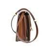 Äkta läder kvinnor väska klaff enkel axel väskor damer kohude handväskor crossbody väska lyxdesigner bolsa feminina 2 storlekar