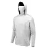 T-shirty na zewnątrz koszule rybackie Maska Maska Koszulka rybacka z długim rękawem Outdoor UV Uv Clothing Coat UPF Słońce Oddychane odzież 230814
