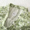 Abbigliamento per il sonno femminile in Pure Cotton 2 PC Pigna Piajama Stampa femmina a maniche lunghe primaveri