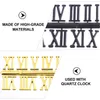 Relógios de parede placa de numeração de relógio pendurado numerais romanos reparando acessórios de reposição peças de reposição
