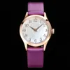 Reloj para mujer 215automatic mecánico reloj 33 mm impermeable elegante reloj de cuero relojes de pulsera Montre de luxe regalos
