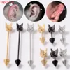 LABRET LIP RILING JEINDY 10PCS Industrial Barbell Steel Chrząstka kolczyka Helix Stud OreJa proste sztangę Jewlery 16G 230814